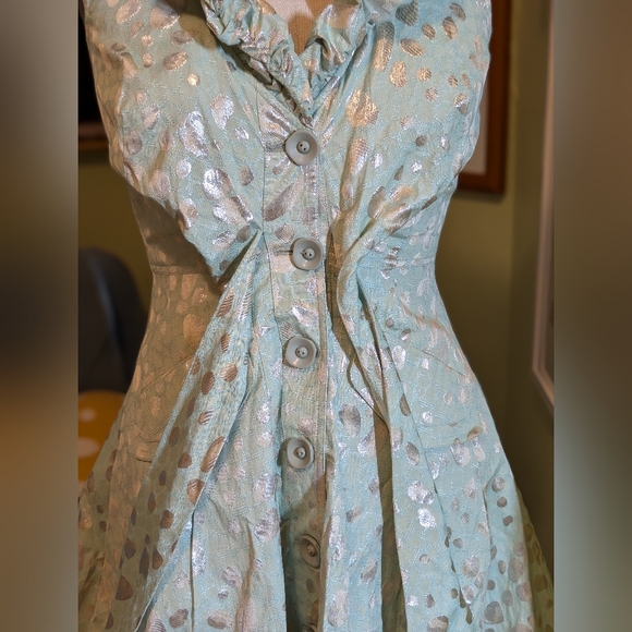 [RARE] Ethereal sparkling fit & flare cocktail dress by Samuel Dong | small - Picture 6 of 11